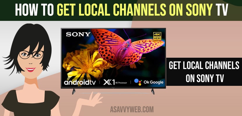 Get Local Channels on Sony TV
