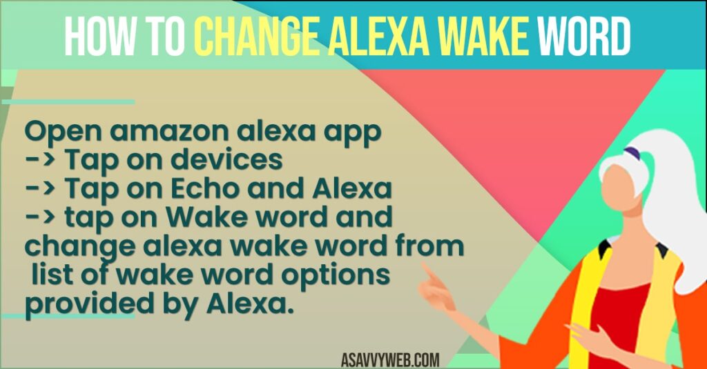 Change Alexa Wake Word