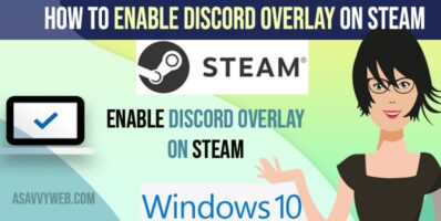 Enable Discord Overlay on Steam