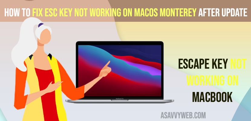 Fix Esc Key Not Working on MacOS Monterey After Update