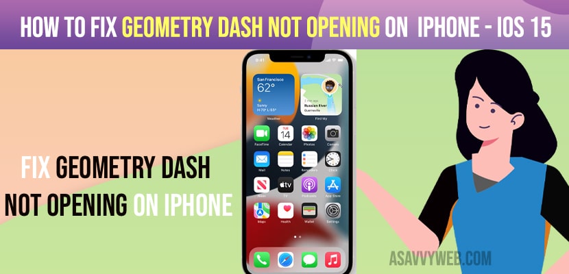 Fix Geometry Dash Not Opening on iPhone