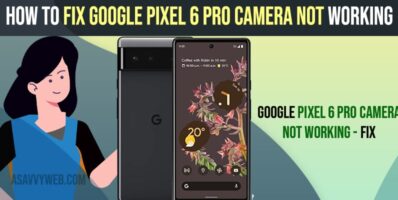 How to Fix Google Pixel 6 Pro Camera Not Working