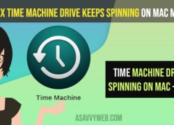 Time Machine Drive keeps Spinning on Mac Monterey