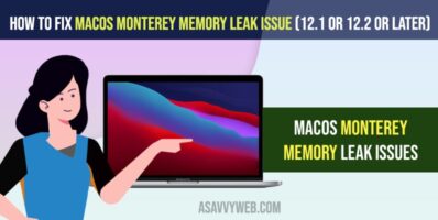 Fix macOS Monterey Memory Leak Issue