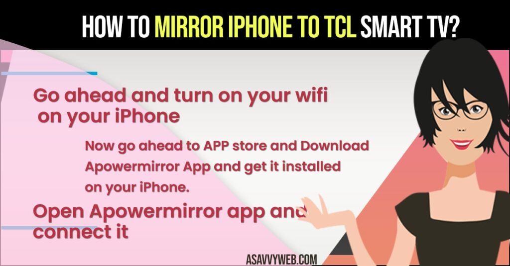 Mirror iPhone to TCL Smart TV