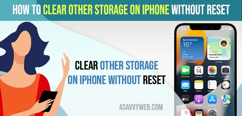 Clear Other Storage on iPhone without Reset