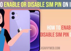 How to Enable or Disable SIM PIN on iPhone