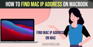 Find MAC iP Address on MacBook
