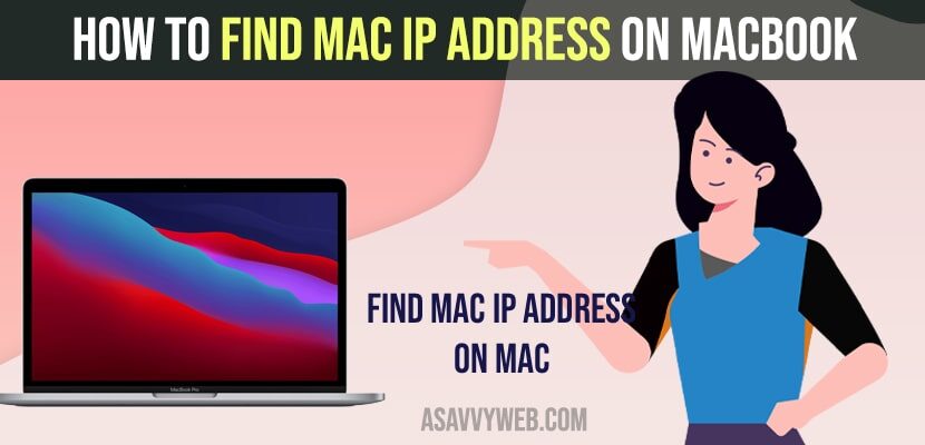 Find MAC iP Address on MacBook