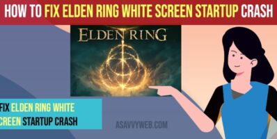 Fix Elden Ring White Screen Startup Crash
