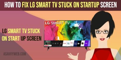 Fix LG Smart TV Stuck on Startup Screen