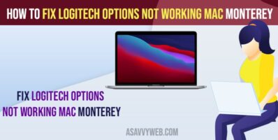 Fix Logitech Options Not Working Mac Monterey