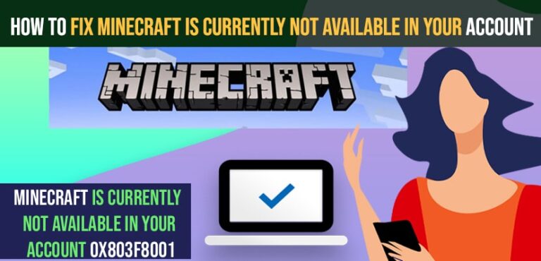 How to Fix Minecraft is Currently not available in your account ...