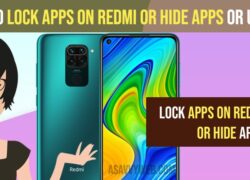 Lock Apps on Redmi or Hide Apps or Unlock