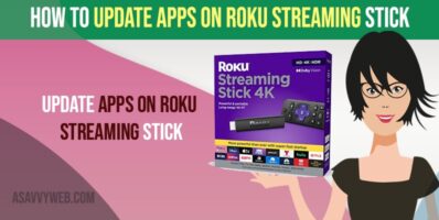 Update Apps on Roku Streaming Stick