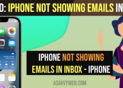 iPhone Not Showing Emails in Inbox