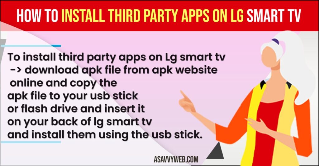 install Third Party Apps on LG Smart tv