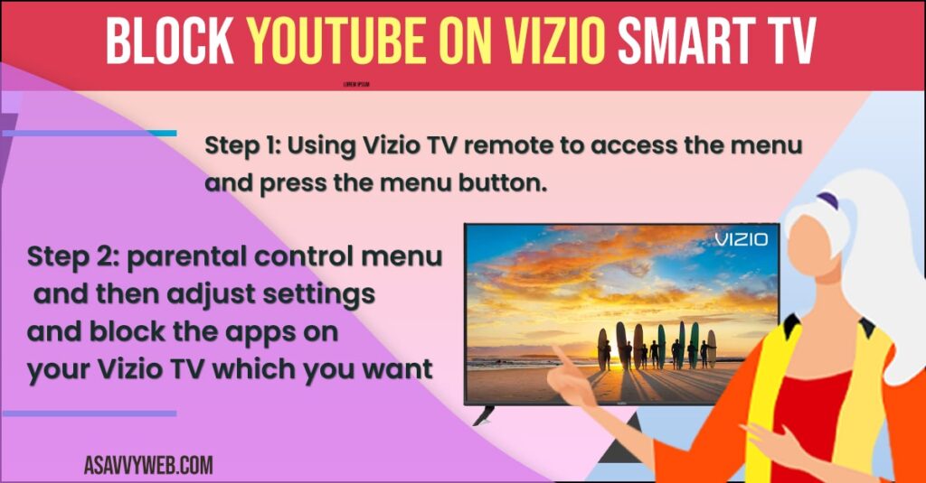  How to Block YouTube on Vizio Smart TV