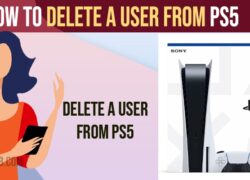 Delete a User from PS5