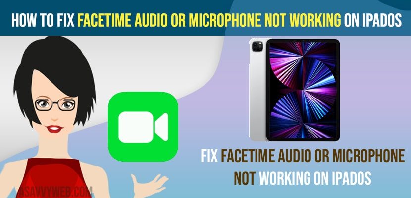 Reset all settings and restore all ipad settings to its default original factory settings to fix facetime audio or microphone not working on your iPadOS.