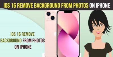 iOS 16 Remove Background From Photos on iPhone
