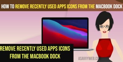 Remove Recently Used Apps Icons From the MacBook Dock