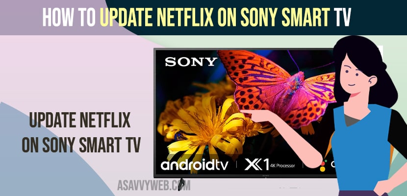 Update Netflix on Sony Smart tv