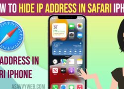 How To Hide IP Address In Safari iPhone