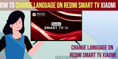Change Language on Redmi Smart tv Xiaomi