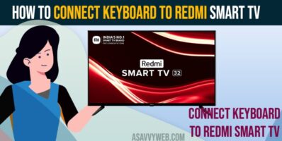 Connect Keyboard To Redmi Smart TV
