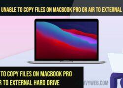 Fix Unable to Copy Files on MacBook pro or Air to External Hard Drive