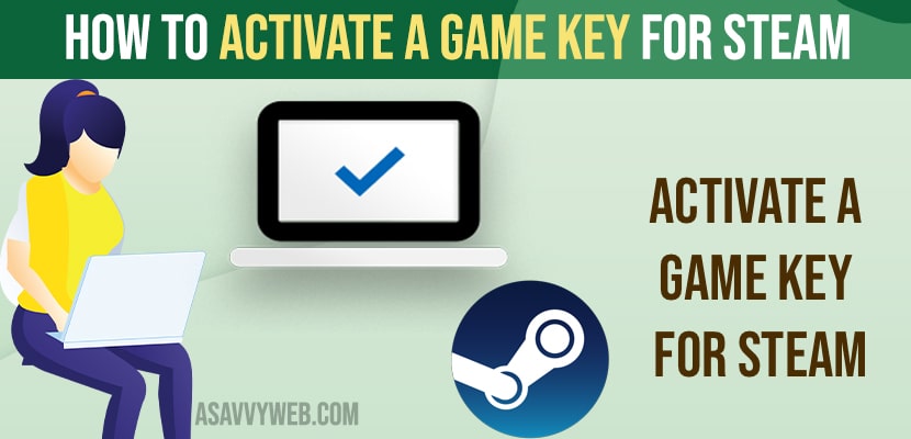 Activate a Game Key for Steam