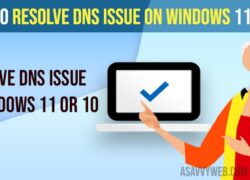 Resolve DNS Issue on Windows 11 or 10