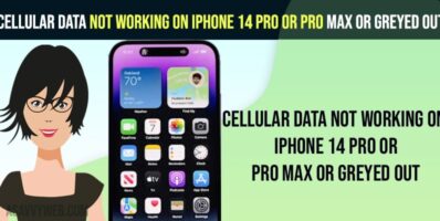 Cellular Data Not Working on iPhone 14 Pro or Pro Max or Greyed out