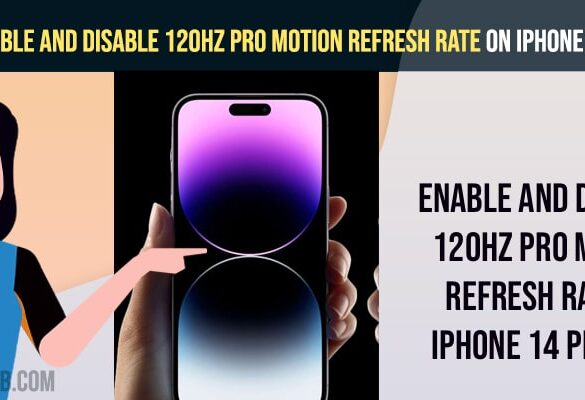 How to Enable and Disable 120hz Pro Motion Refresh Rate on iPhone 14 Pro Max
