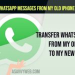 Transfer WhatsApp Messages From My Old iPhone to My New Android?