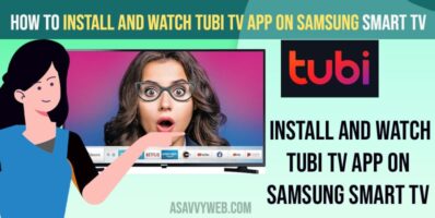 How to Install and Watch Tubi TV App on Samsung Smart tv
