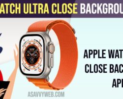 Apple Watch Ultra Close Background Apps