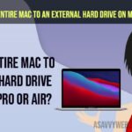 Backup my Entire Mac to an External Hard Drive on MacBook pro or Air?