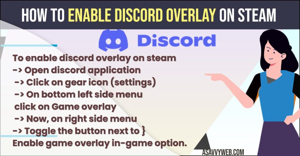 How to Enable Discord Overlay on Steam