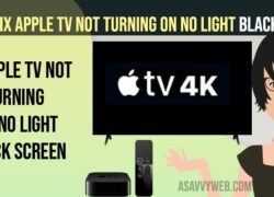 Fix Apple TV Not Turning on No Light Black Screen