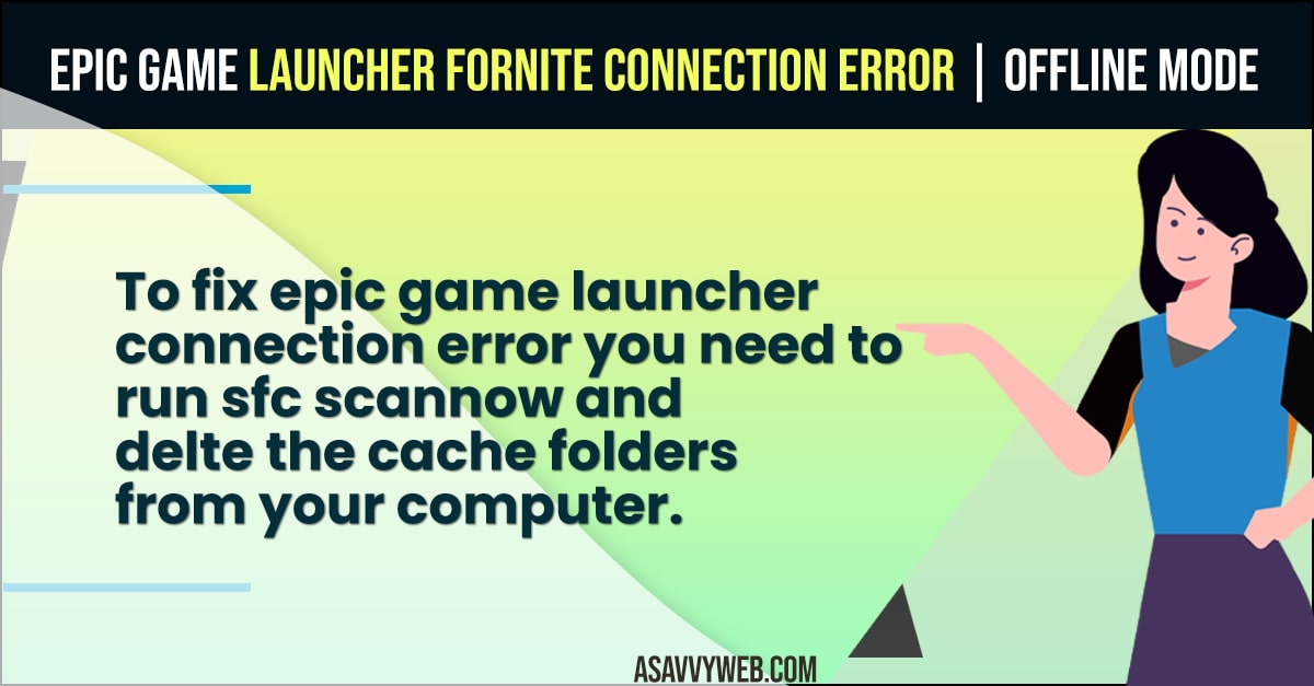 How to fix Fortnite server offline Epic Games launcher error