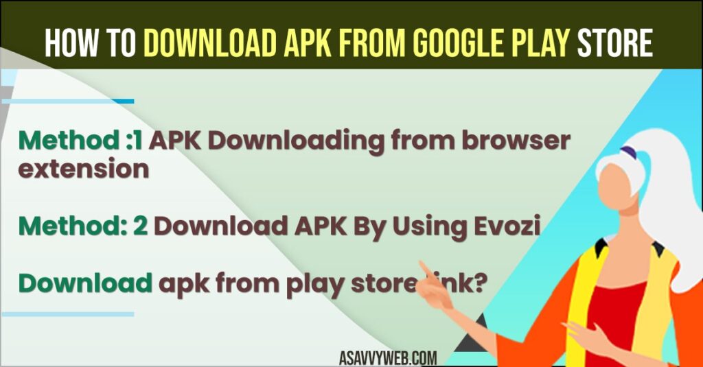 How to Download APK From Google Play Store