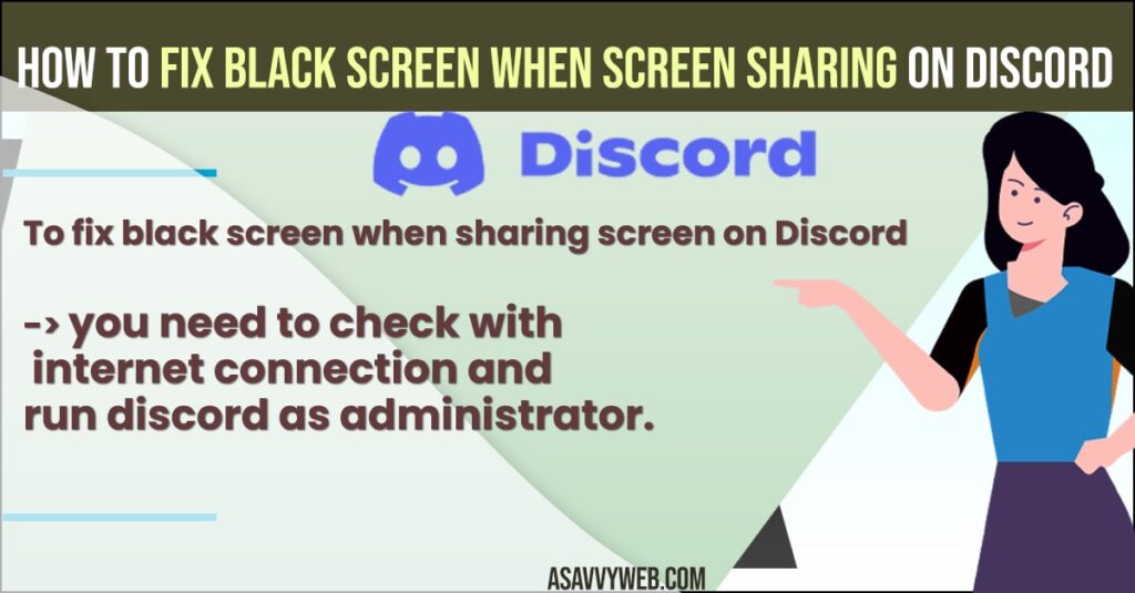 Fix Black Screen When Screen Sharing on Discord