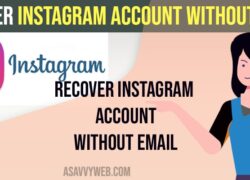 Recover Instagram Account Without Email