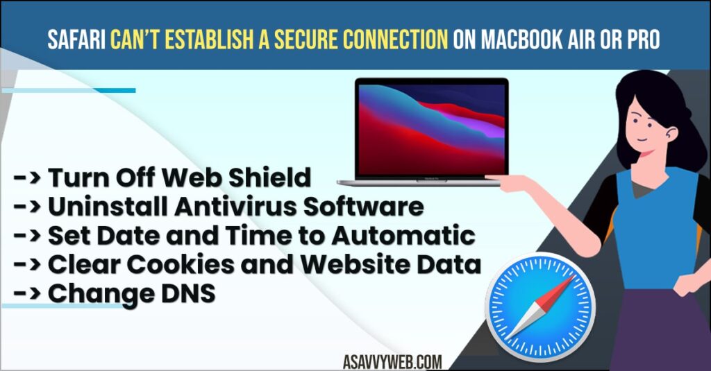 Safari Can't Establish a Secure Connection on MacBook Air or Pro