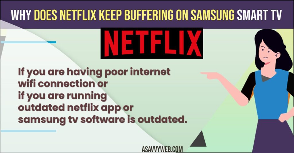 Why Does Netflix Keep Buffering on Samsung Smart TV