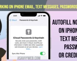 Autofill Not Working on iPhone Email, Text Messages, Passwords or Credit Cards