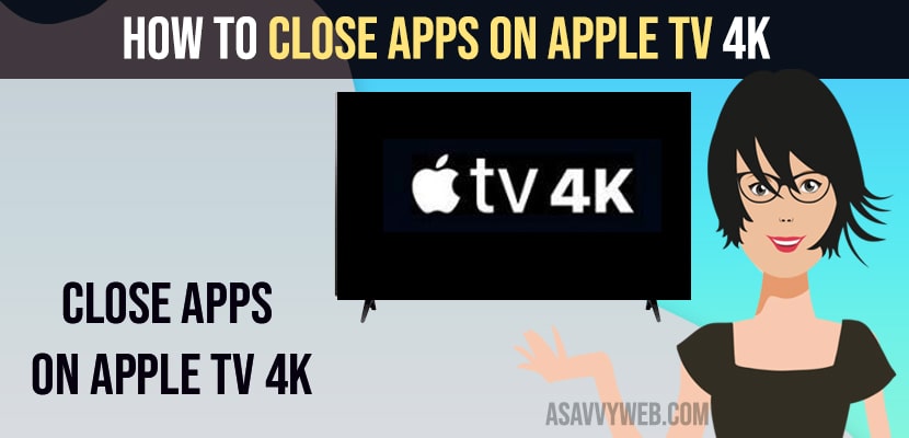 How to Close Apps on Apple tv 4k