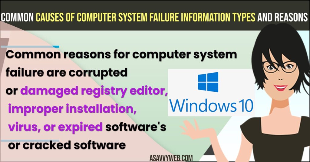 Causes of Computer System Failure 